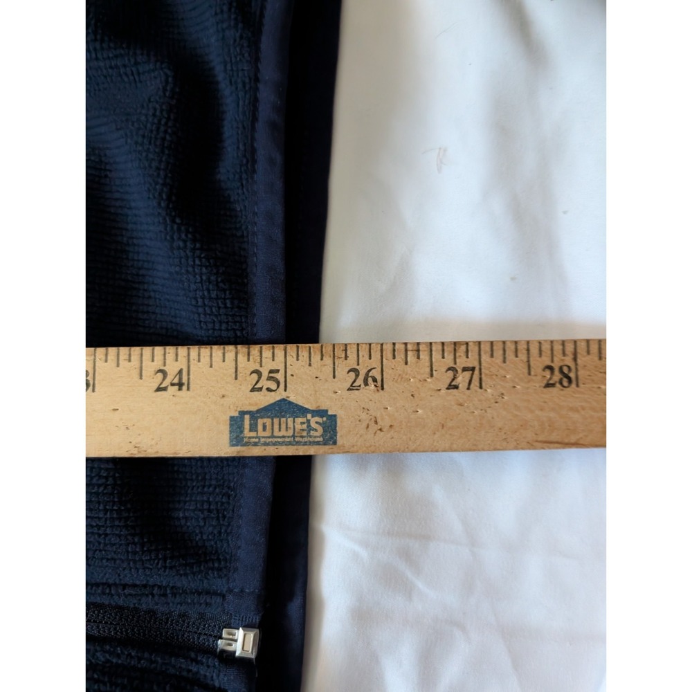 Antigua Women's Large Milwaukee Brewers Full Zip Long Sleeve Blue Fleece Jacket - Picture 6 of 6